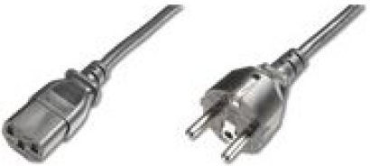 PremiumCord Schuko / IEC C13 - Schuko / IEC C13 Cablu 2m Negru