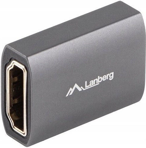Lanberg Μετατροπέας HDMI male σε HDMI female Ασημί 1τμχ