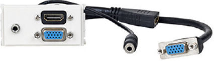 Vivolink Converter HDMI / VGA / 3.5mm male to HDMI / VGA / 3.5mm female White 1pcs