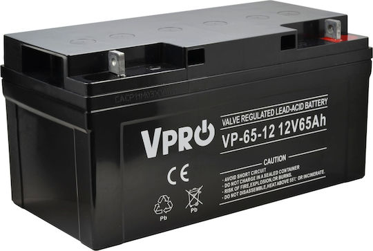 Volt Polska Μπαταρία UPS με Χωρητικότητα 65Ah και Τάση 12V 1τμχ