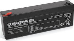 Europower UPS-Batterie 12V 2,3Ah