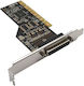 InLine Κάρτα PCI σε θύρα IEEE1284 / RAID