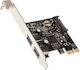InLine Κάρτα PCIe σε θύρα USB 3.0 / SATA / USB 2.0 / RAID / USB 3.2