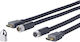 Vivolink Cable HDMI male - HDMI male 15m Μαύρο