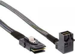 InLine Mini SAS - Mini SAS Cable 50cm Γκρι (27629A)