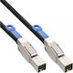 InLine Mini SAS - Mini SAS Cable 50cm Μαύρο (27638A)