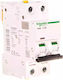 Schneider Electric Automatischer Schutzschalter 10A Zweipolig AC/DC A9F05210