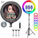 RGB Ring Light και Βάση για Κινητό
