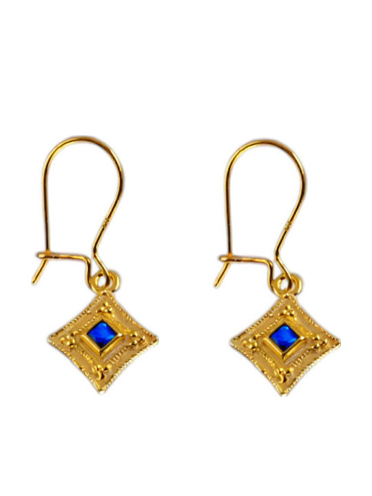 Gatsa Earrings made of Silver Gold Plated