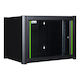 Lanview Επιτοίχια Καμπίνα Rack 6U 60x56x38cm Μαύρο
