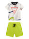 Kids' Set with Shorts Summer 2pcs White