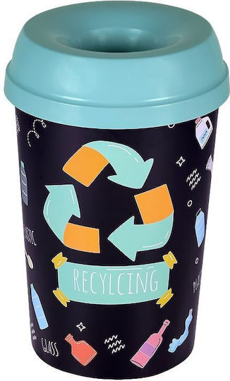 Homeplast Recycling Waste Bin Blue 50lt Homeplast Recycling Waste Bin Blue 50lt
