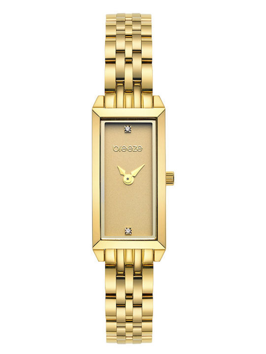 Breeze Women's Watch with Gold Metal Bracelet