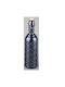 Flasche Wasser Glas mit Schraubverschluss Silber 750ml