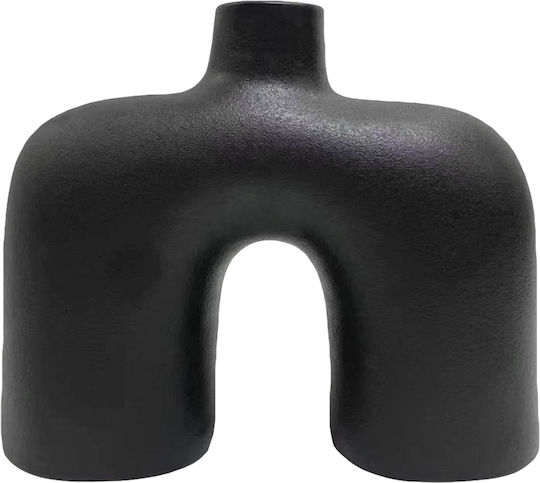 Keramik Tischdekoration Fb94600.02 Schwarz Matt 27x9x23cm
