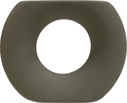 Ceramic Tabletop Decorative Item Fb94646.03 Gray Matte 18x6.5x14cm