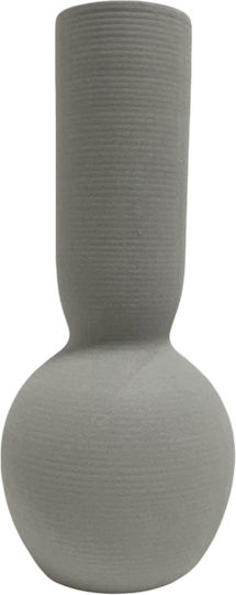 Keramik Tischdekoration Fb94616.02 Grau Matt Φ11x26cm