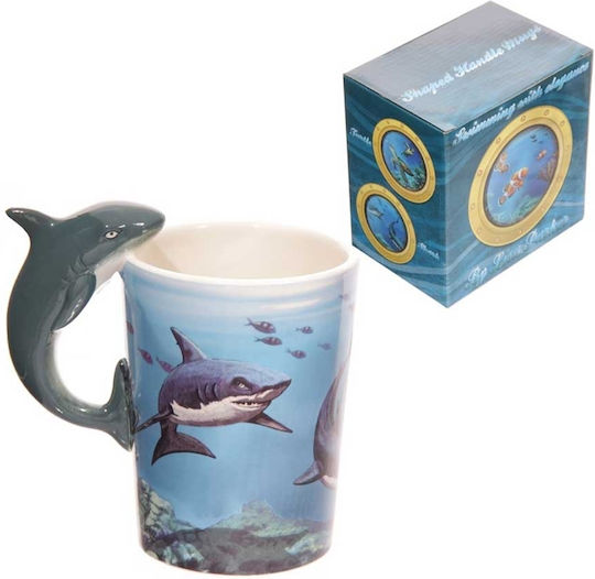 Cană ceramică rechin Smug08 Puckator 400ml