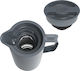 Emsa Quick-press Jug Thermos Glass 1lt Anthracite