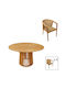 Garden & Outdoor Furniture Sets Dining Room Set Granny-kenda 5 Pieces Beige