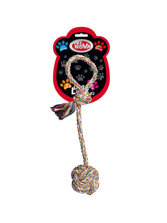 Pet Nova Dog Toy Cotton Ball Rope 6x30cm