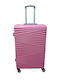 Felbags Mittlerer Hartschalenkoffer Rosa mit 4 Rädern Höhe 67cm