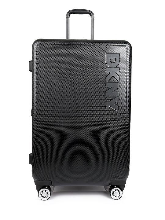 DKNY Large Travel Suitcase Hard Black with Wheels DH818SP4-BLK