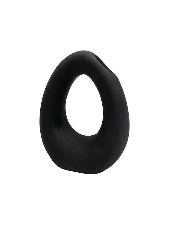 Keramik Tischdekoration Fb94644.02 Schwarz Matt 16,5x9x20 3 Stück