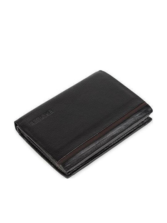 Δερμάτινο Ανδρικό Πορτοφόλι με RFID Μαύρο