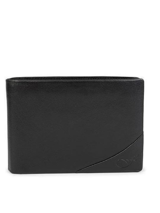 Δερμάτινο Ανδρικό Πορτοφόλι με RFID Μαύρο