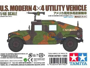 Tamiya Model Figure US Modern 4x4 Utility Vehicle 1:48 89790