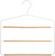 5Five Wardrobe Hanger for Pants Metallic 167828 1pcs
