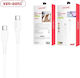 Ven-Dens USB 2.0 Cable USB-C male - USB-C Λευκό 2m