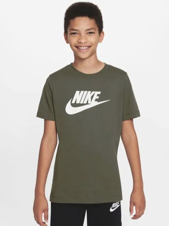 Nike Παιδικό T-shirt Πράσινο Sportswear