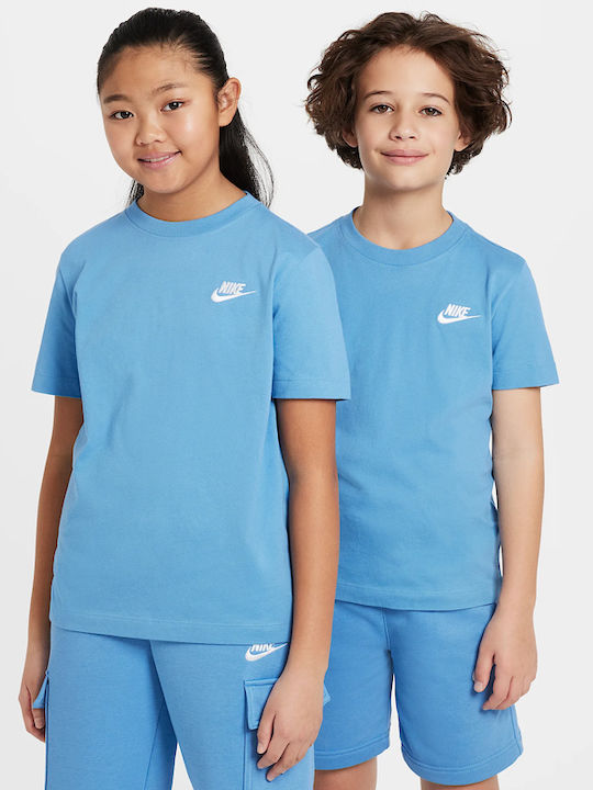 Nike Παιδικό T-shirt Μπλε Sportswear