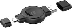 Wireless Charger In-line Choetech T606-f Smartwatch Black T606-f-v2