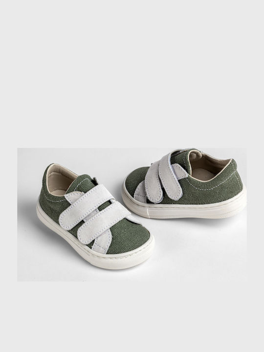 Ever Kid Βαπτιστικά Δερμάτινα Sneakers Πράσινα
