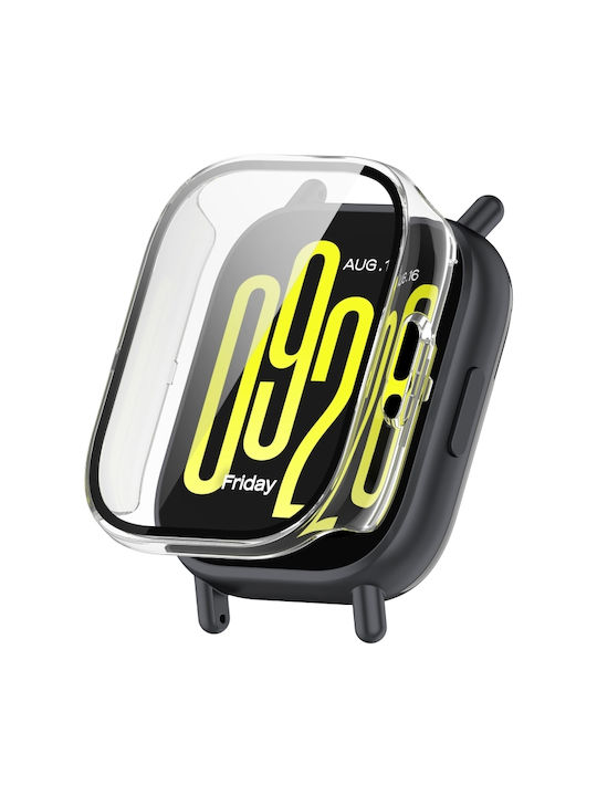 Plastic Case with Glass in Transparent color for Xiaomi Redmi Watch 5 Lite
