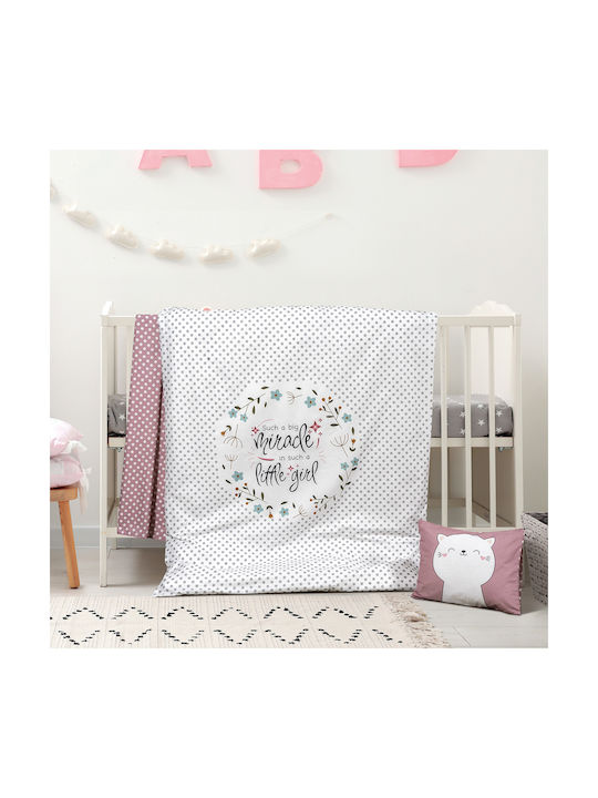 Beauty Home Cute Art 5191 Baby Sheets Set Crib Cotton Multicolored 120x160cm 3pcs