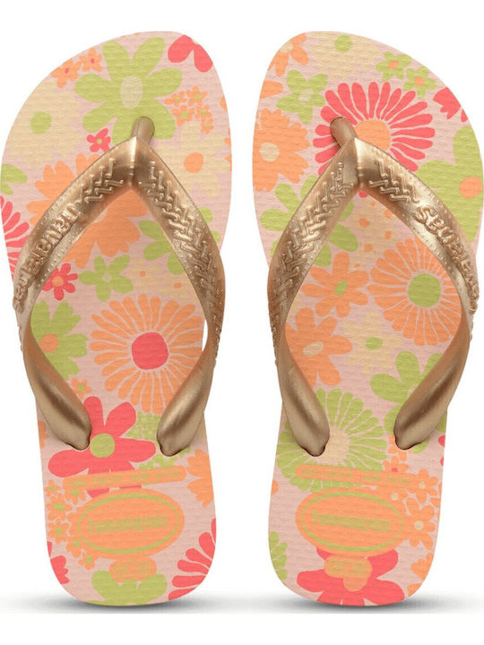 Havaianas Șlapi pentru copii Flip Flops Aurii F...