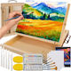 Painting Set in Case Wooden 34x26cm 45pcs
