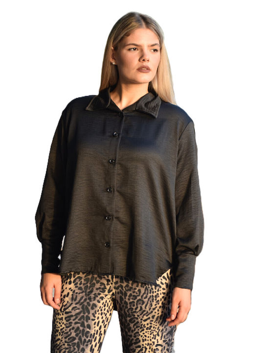 Women's Long Sleeve Shirt Black