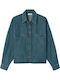 Women's Denim Long Sleeve Shirt Denim Blue