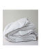 Melinen Πάπλωμα Υπέρδιπλο με Γέμιση Microfiber 240x260εκ. Λευκό 400 GSM 4.5 togs