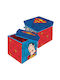 Superman Kinder Aufbewahrungsbox aus Stoff 30x30x30cm 1Stück