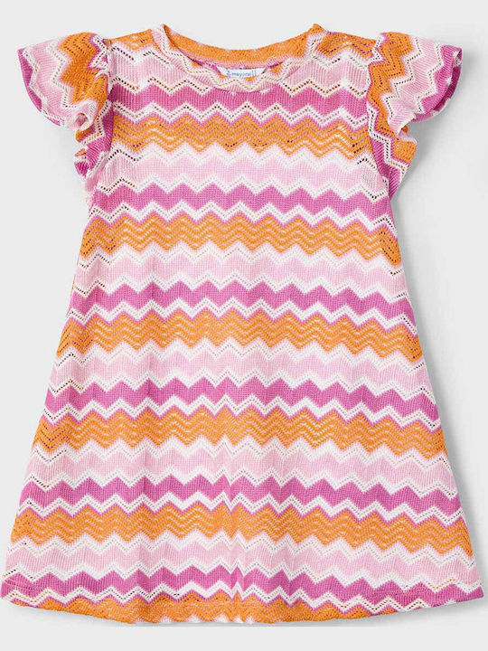 Mayoral Children's Dress Short Sleeve Orchid