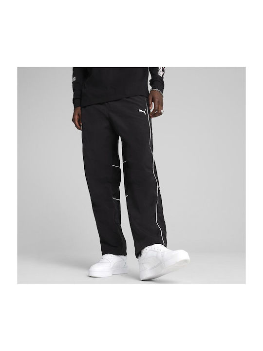 Pantaloni de trening cu Elastic Negru