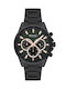 Perfect Men's Watch 45.5mm Chronograph Battery in Black Color