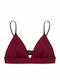 Triangle Bikini Top Red