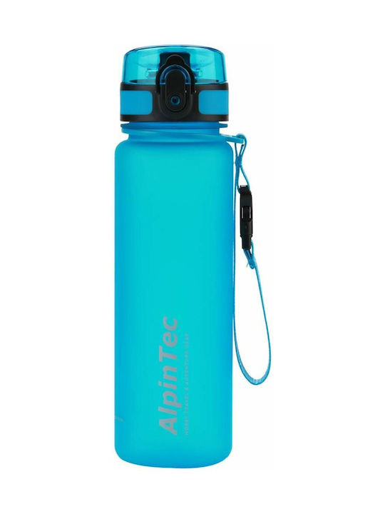 AlpinPro Style Agua Water Bottle Plastic 500ml Light Blue